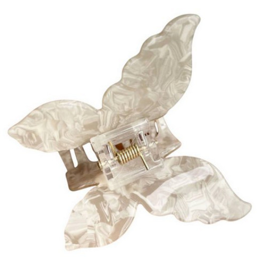 Заколка для волосся метелик, крабик для волосся,  (кольори в асортименті), 1 шт