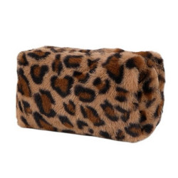 Жіноча косметична сумка, леопардова, 1 шт