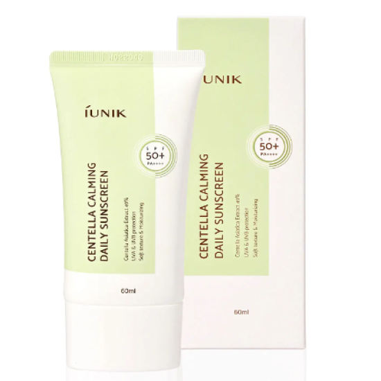 IUNIK, Centella Calming Daily Moisture, SPF 50+ PA+++, Сонцезахисний крем з центеллою SPF 50+, спф, 60 мл