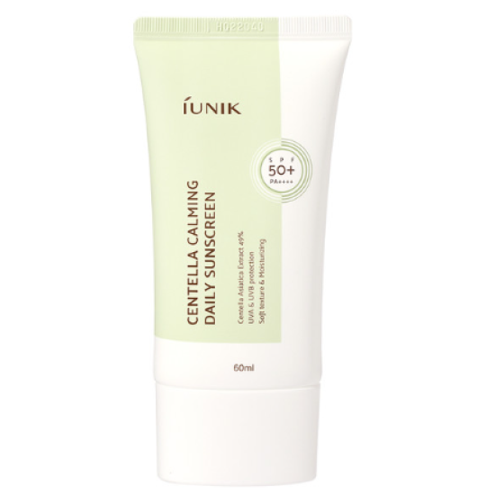 IUNIK, Centella Calming Daily Moisture, SPF 50+ PA+++, Сонцезахисний крем з центеллою SPF 50+, спф, 60 мл