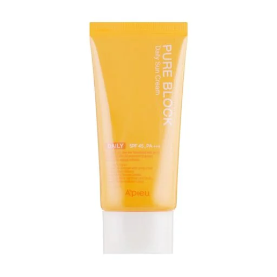 A'pieu Pure Block  Daily Sun Cream SPF 45 PA+++, Сонцезахисний крем, SPF 45+, 50 мл