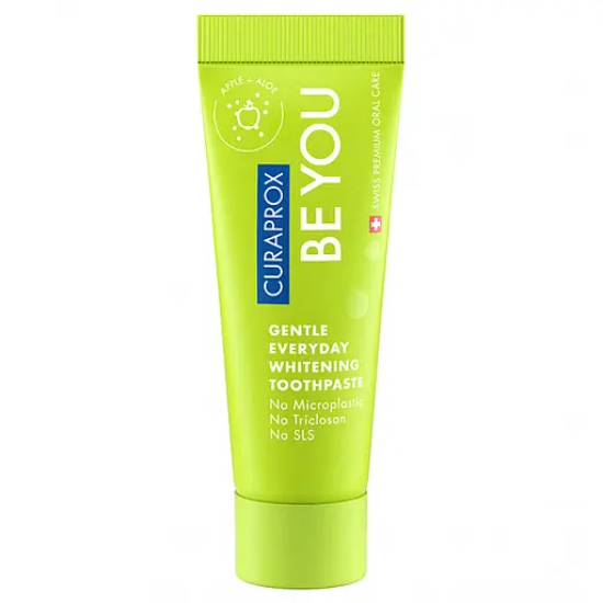 Curaproх be you Аpple + Аloe, смак яблука та алое, mini зубна паста, 10 мл