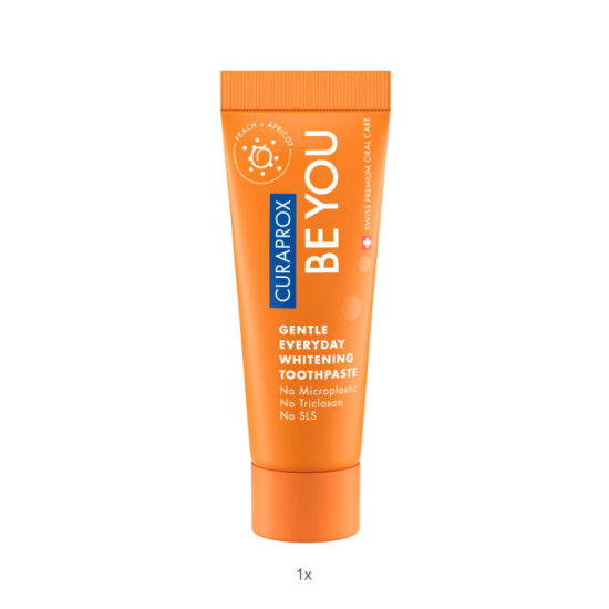 Curaproх be you Blue дорожній набір, смак Персик+Абрикос, щітка+паста+міжзубні йоржики