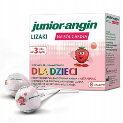 Junior angin, льодяники від болю в горлі та ангіни, 1 шт