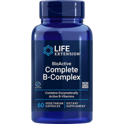  Life Extension, BioActive Complete B‑Complex, B-комплекс, 60 капсул