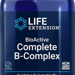  Life Extension, BioActive Complete B‑Complex, B-комплекс, 60 капсул