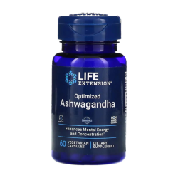 Life Extension, Optimized Ashwaghandha, Оптимізований Екстракт Ашваганди, 60 капсул
