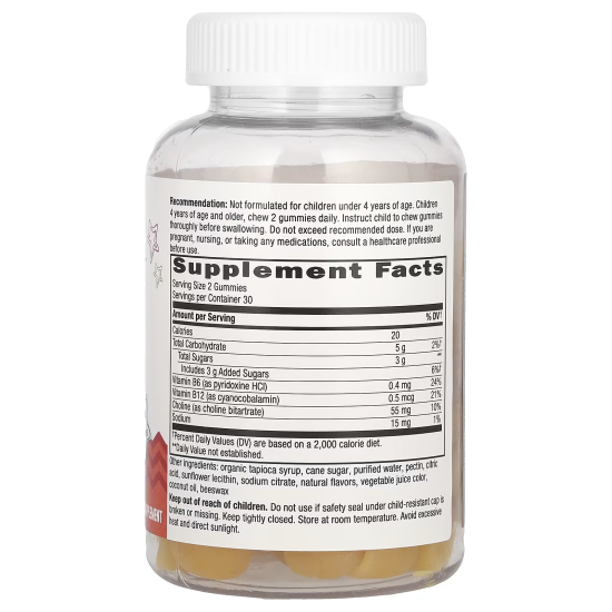 Nature's Way, Kids Brain Builder, засіб для підтримки роботи мозку, для дітей від 4 років, лимонад, 60 жув. таб