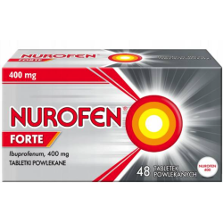  Nurofen forte, Нурофен Форте, Знеболюючий засіб, 400 мг, 48 гелевих капсул