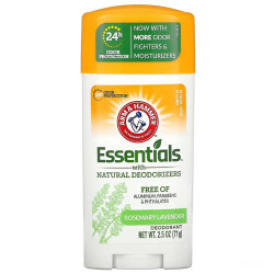  Arm & Hammer Essentials, дезодорант без алюмінію, розмарин і лаванда, 71 г