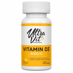 Ultra Vit, Vitamin D3 2000 IU, вітамін д3, 4000 МО, 120  капс 